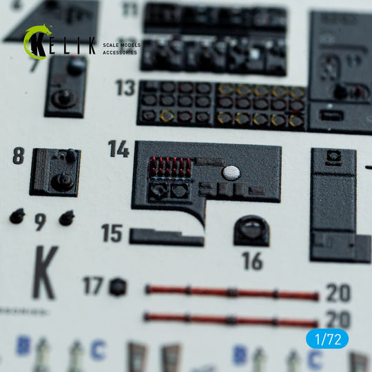 He-177A-5 - interior 3D decals for Revell kit