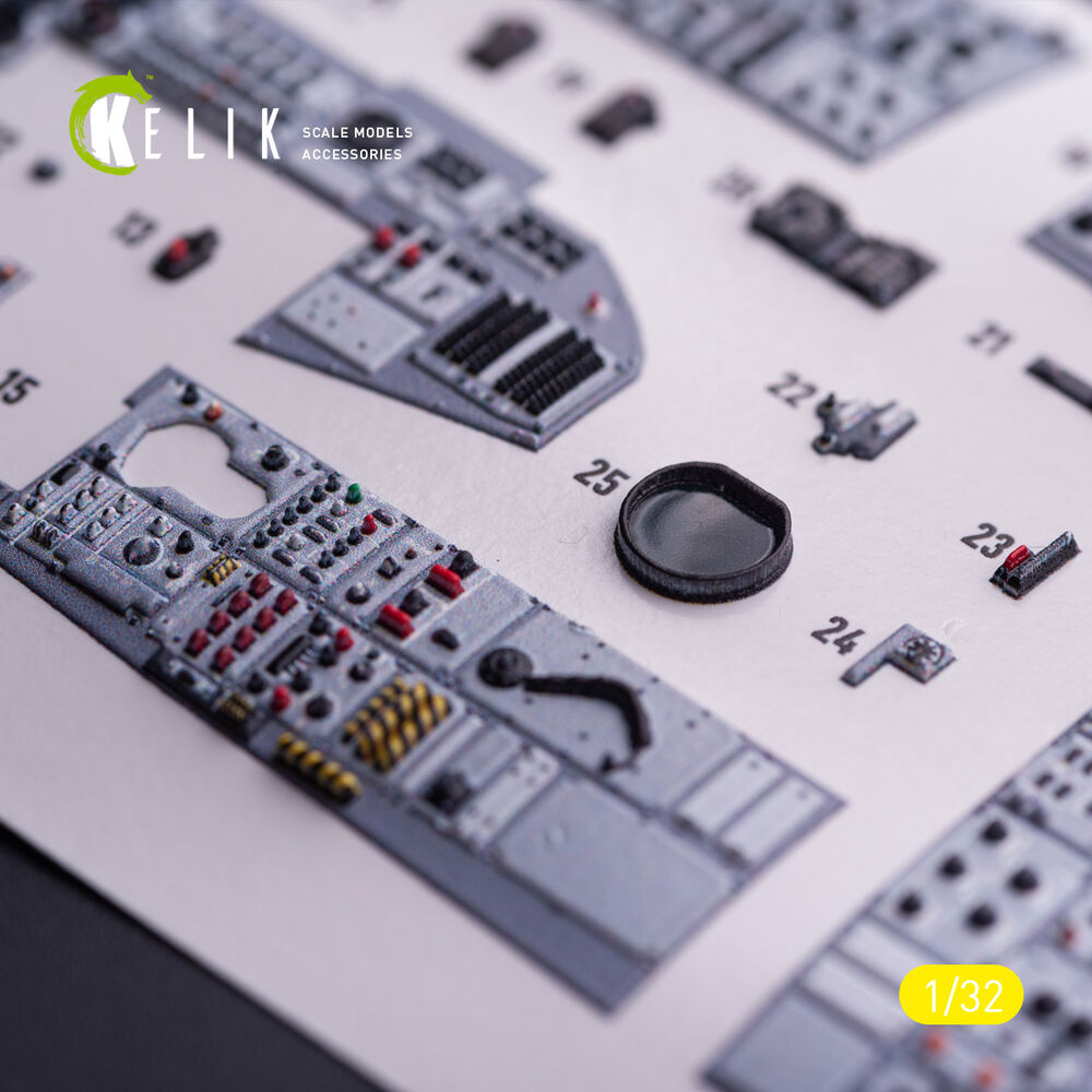 Tornado ECR - interior 3D decals for Italeri kit