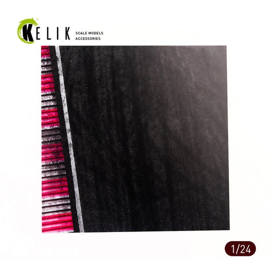 Racing Track for 2 models - Base - Acrylic 3 mm (240 x 240 mm) (190g)