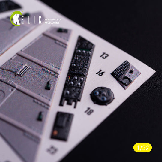 AV-8 Harrier - interior 3D decals for Trumpeter kit