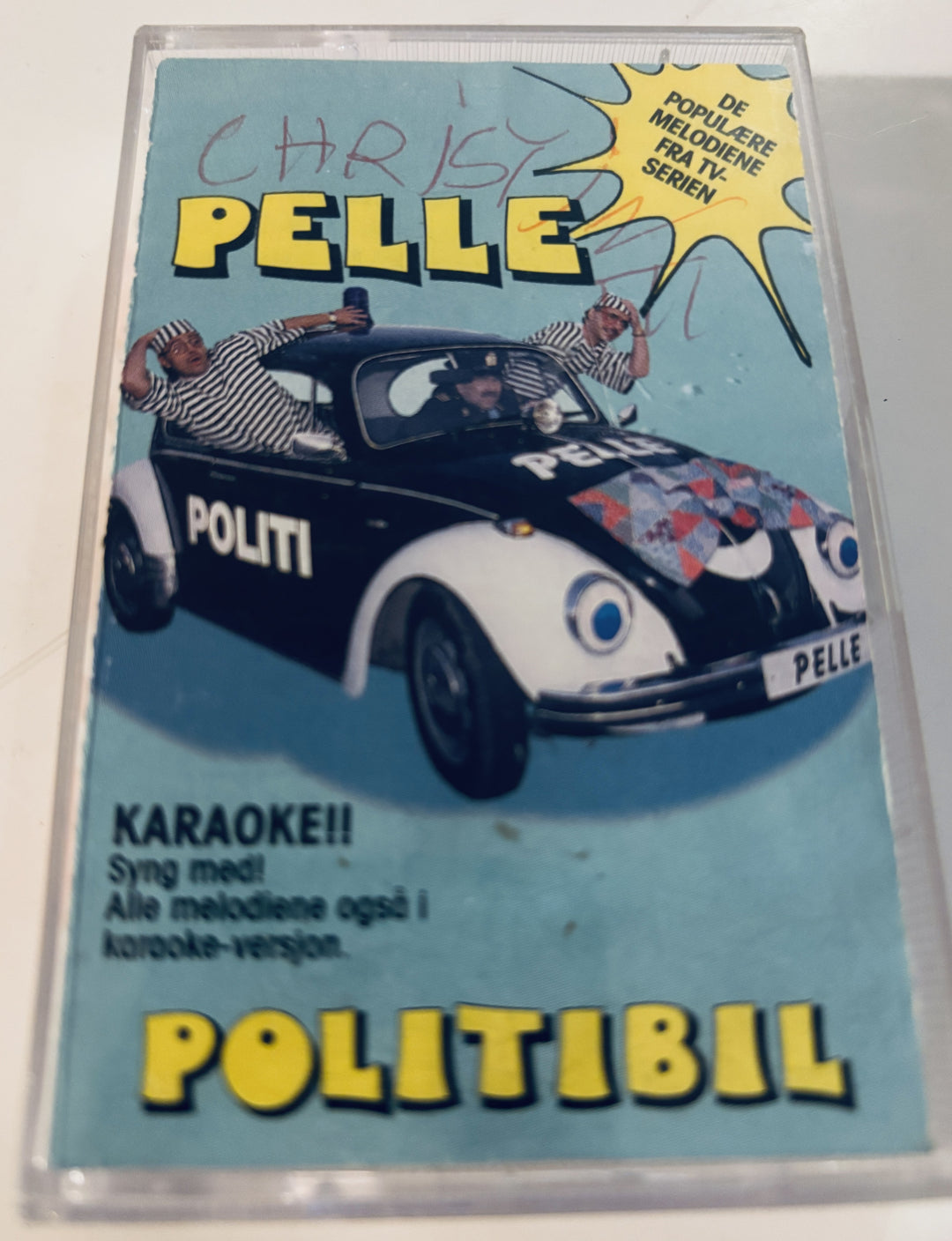 Pelle Politibil – Sangene fra TV-serien (Karaoke). Kassett.