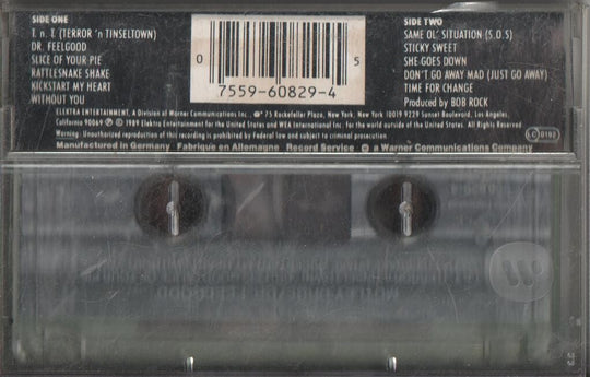 Mötley Crüe – Dr. Feelgood. Kassett.