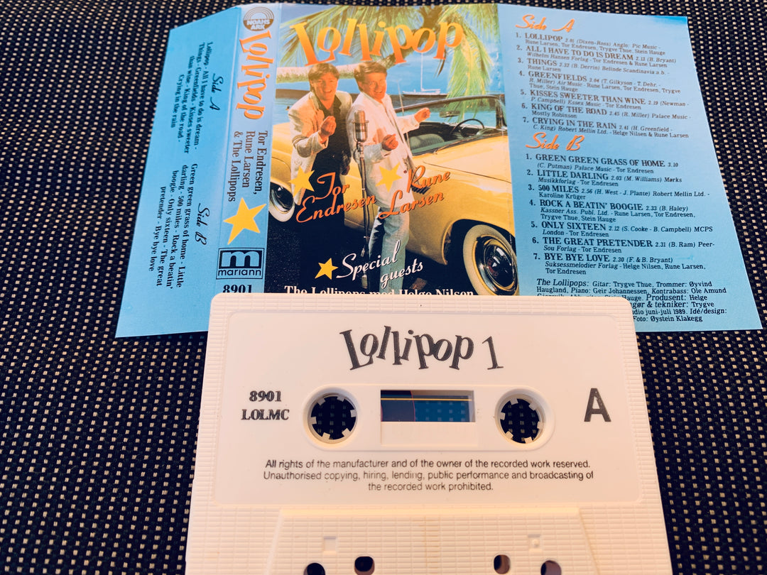 Jorun Larsen & Tor Endresen – Lollipop. Kassett.