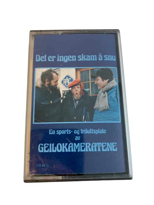 Geilokameratene – Det er ingen skam å snu. Kassett.