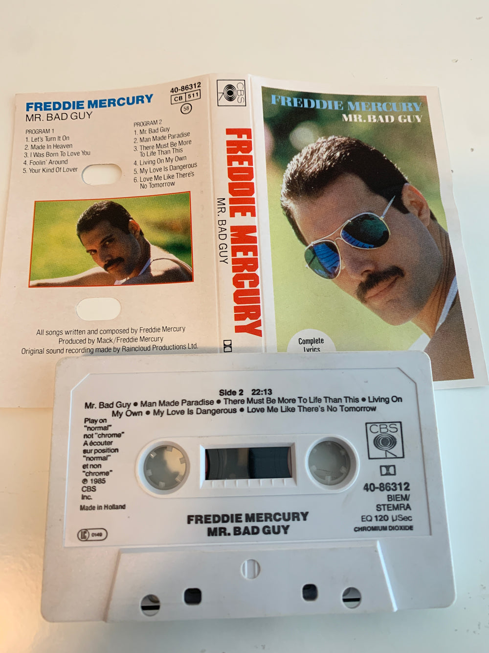 Freddie Mercury – Mr. Bad Guy. Kassett.