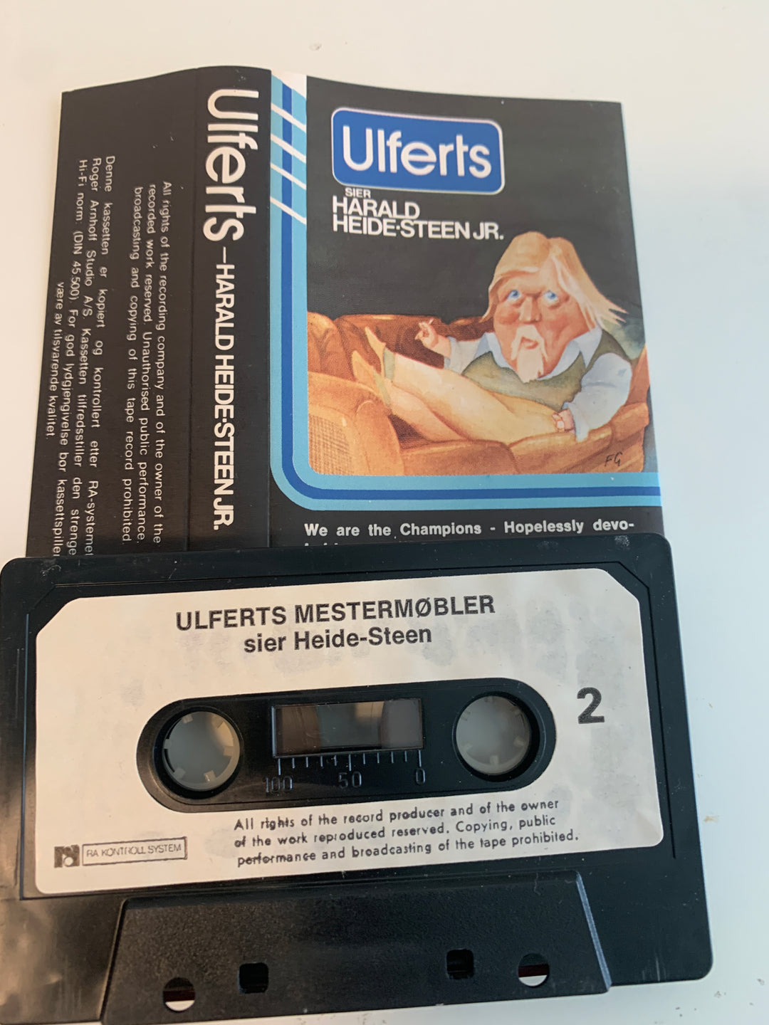 Ulferts – Harald Heide-Steen Jr.. Kassett.
