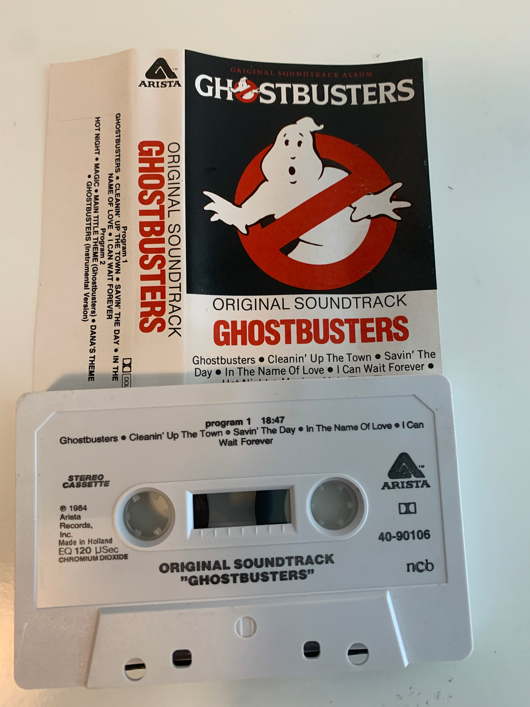 Ghostbusters – Original Soundtrack. Kassett.