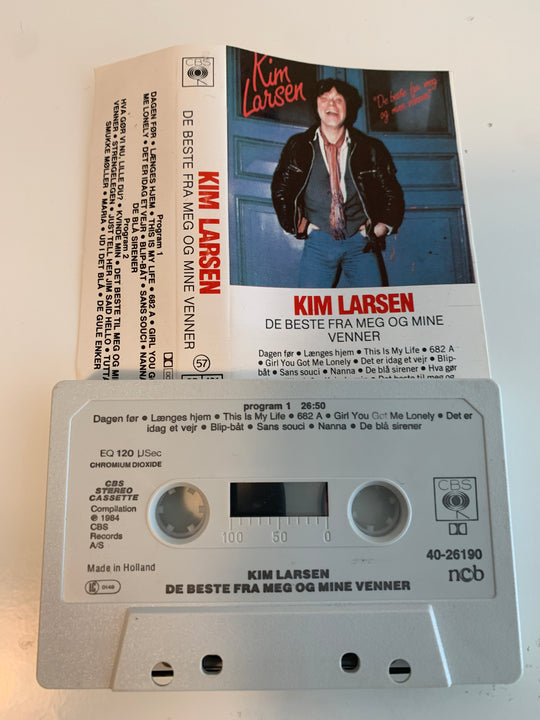 Kim Larsen – De beste fra meg og mine venner. Kassett.
