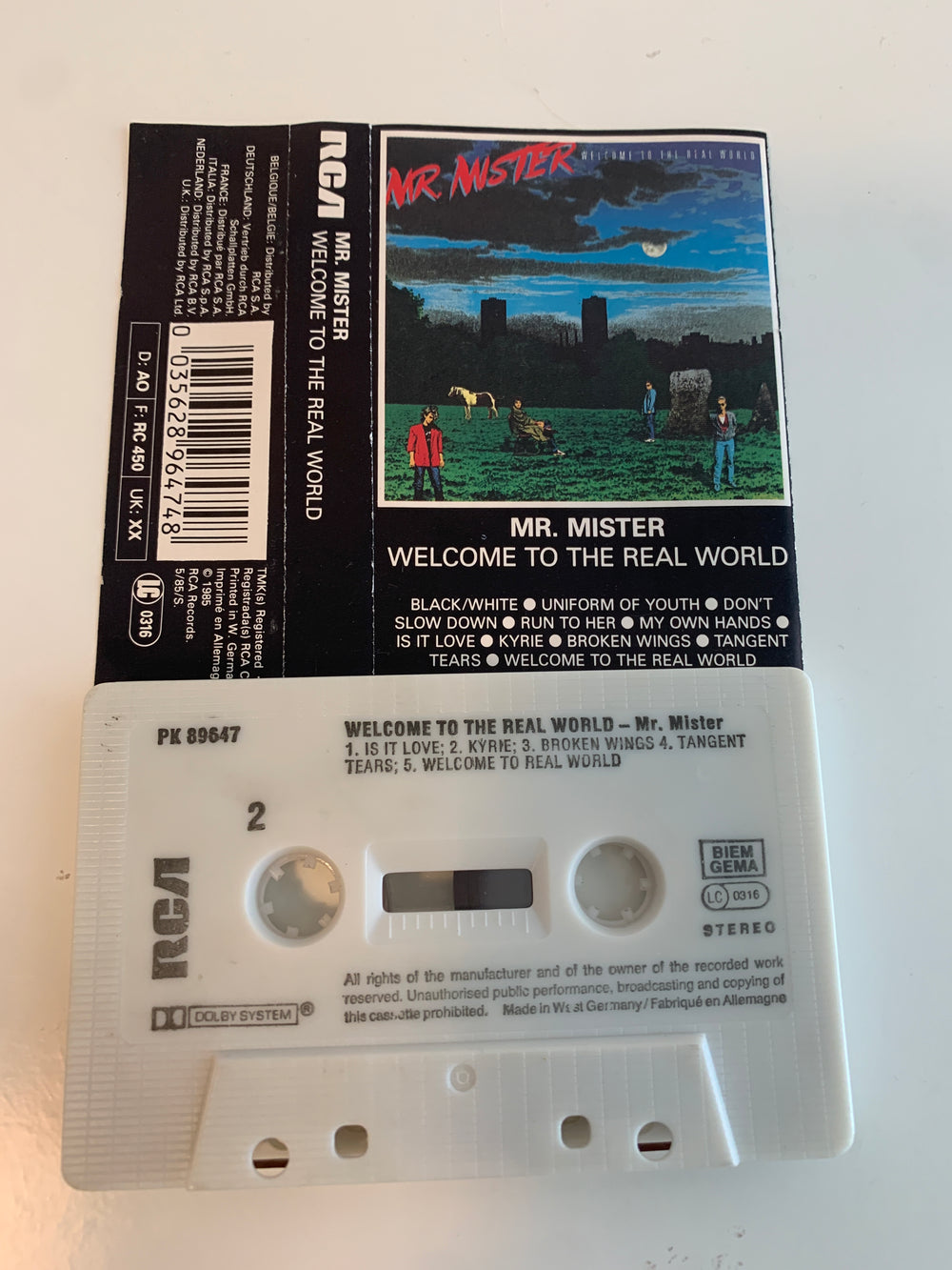 Mr. Mister – Welcome to the Real World. Kassett.