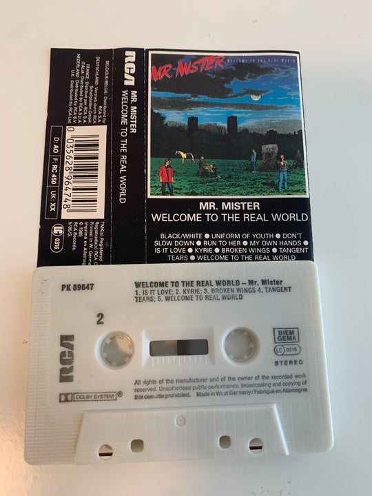 Mr. Mister – Welcome to the Real World. Kassett.