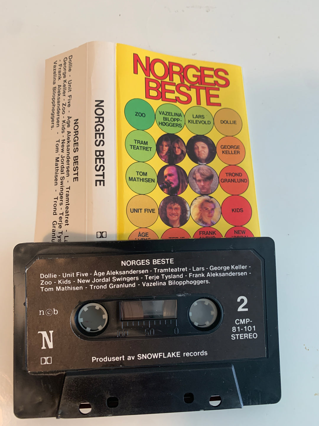 Norges Beste. Kassett.