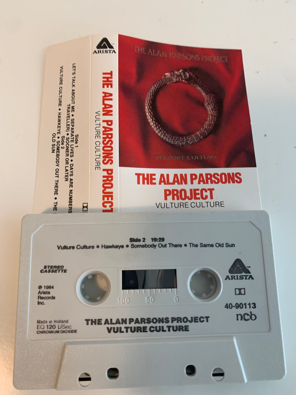 The Alan Parsons Project – Vulture Culture. Kassett.