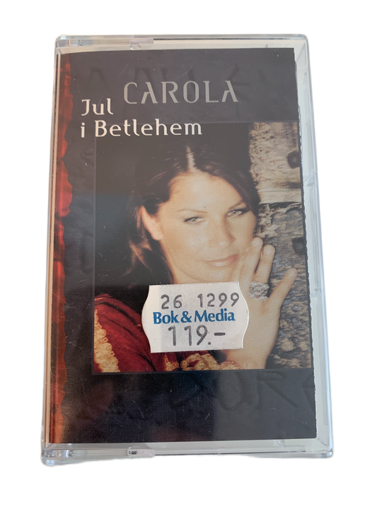 Carola – Jul i Betlehem. Kassett.