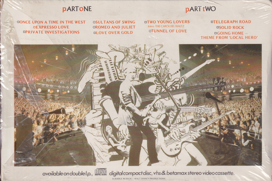 Dire Straits – Alchemy (Live). Kassett. Ny i plast!