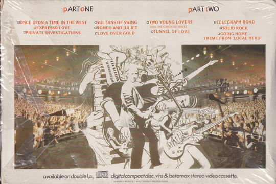 Dire Straits – Alchemy (Live). Kassett. Ny i plast!