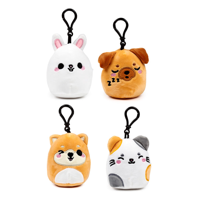 KAWAII - Adoramals - Box 24 Plush Keychain 'Mini Squidglys'
