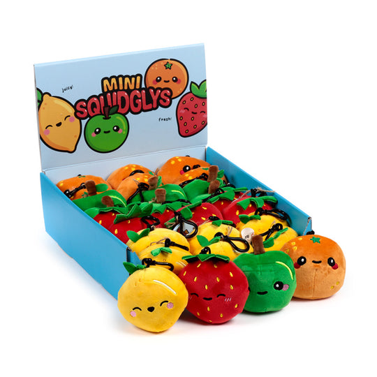 KAWAII - Fruits - 24 Plush Keychain 'Mini Squidglys'