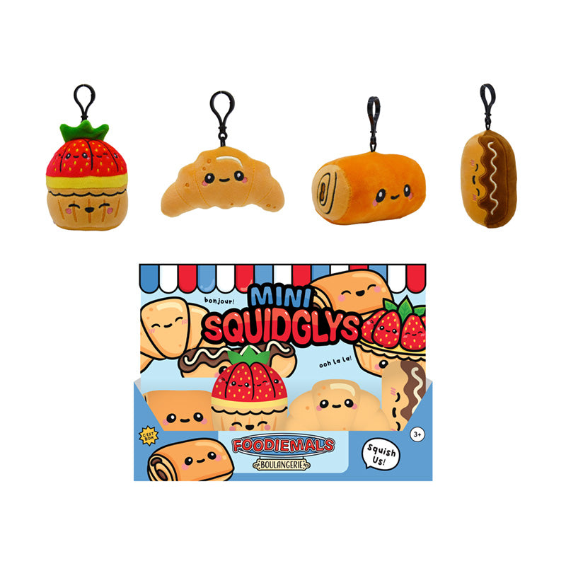 KAWAII - Bakery - Box 16 Plush Keychain 'Mini Squidglys'