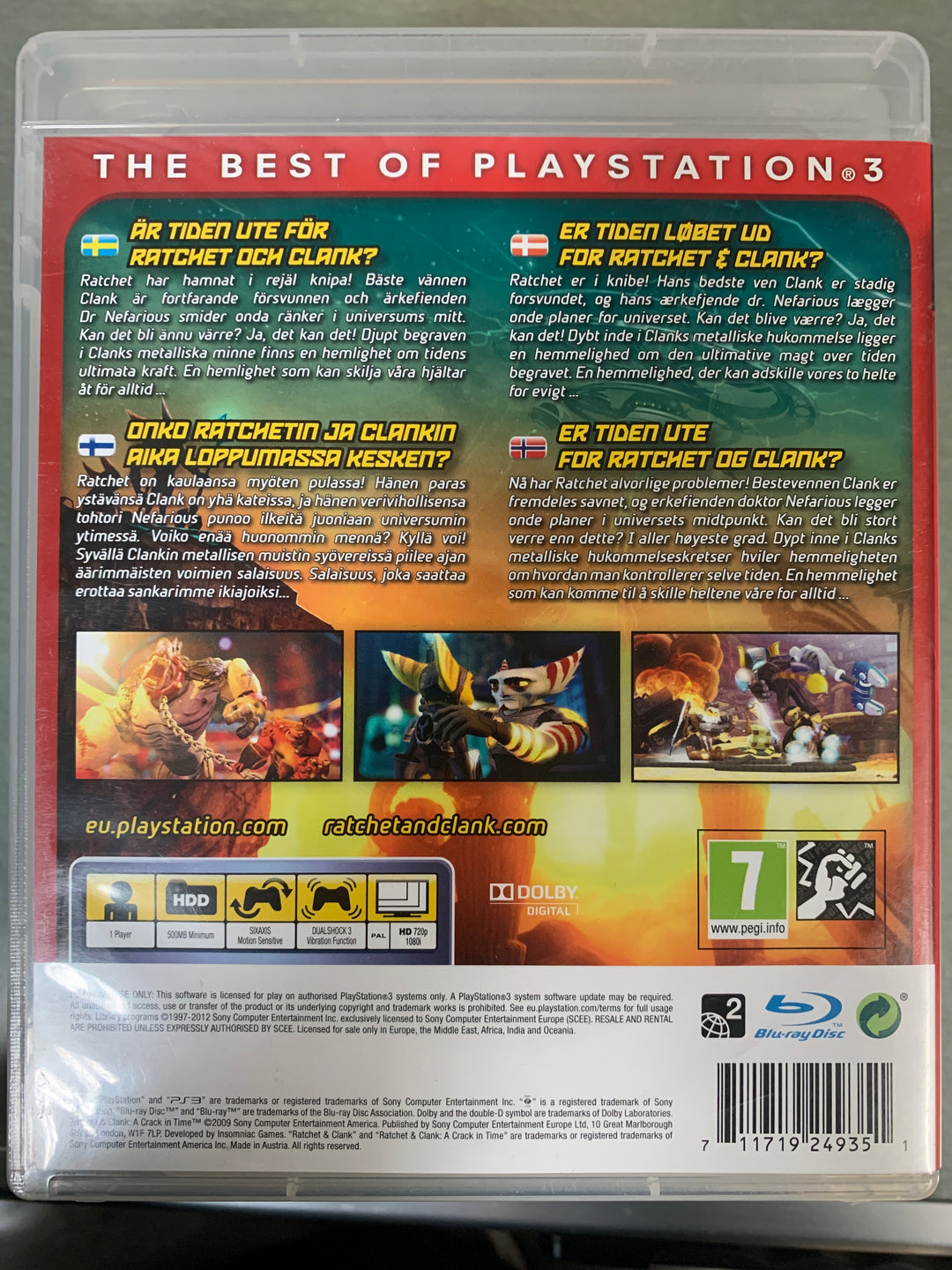 Ratchet & Clank: A Crack in Time. PS3.