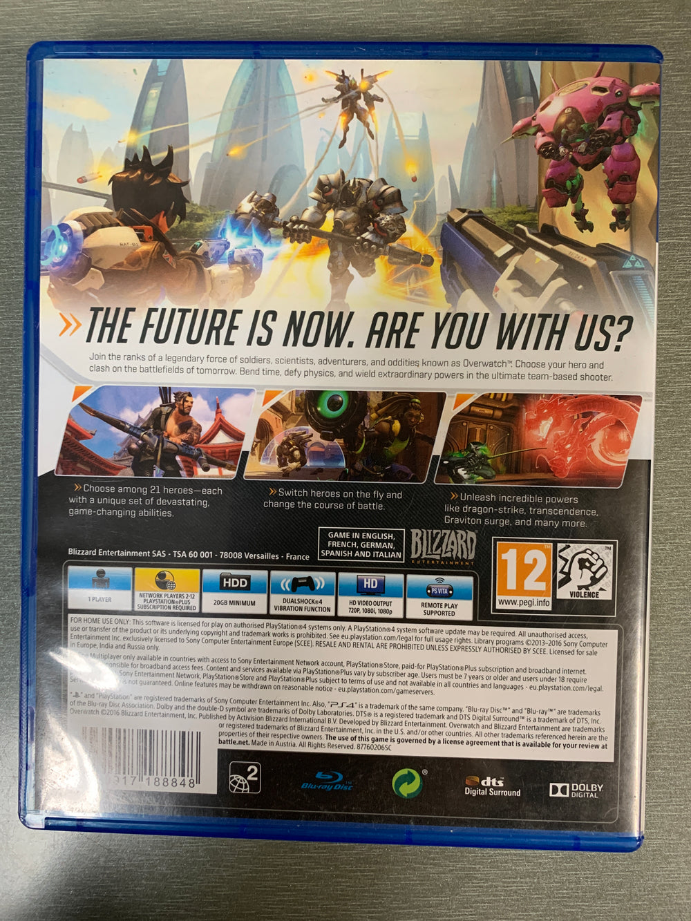 Overwatch Origins Edition. PS4.