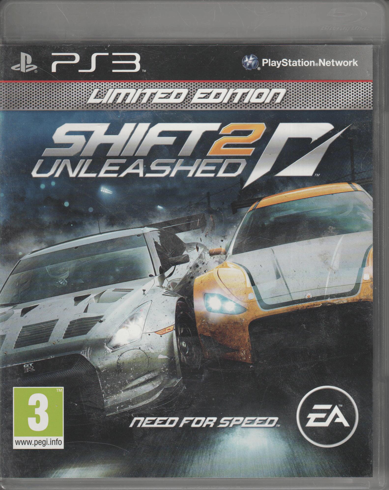 Need for Speed: Shift 2 Unleashed Limited Edition. PS3.