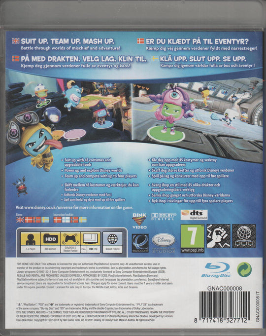 Disney Universe. PS3.