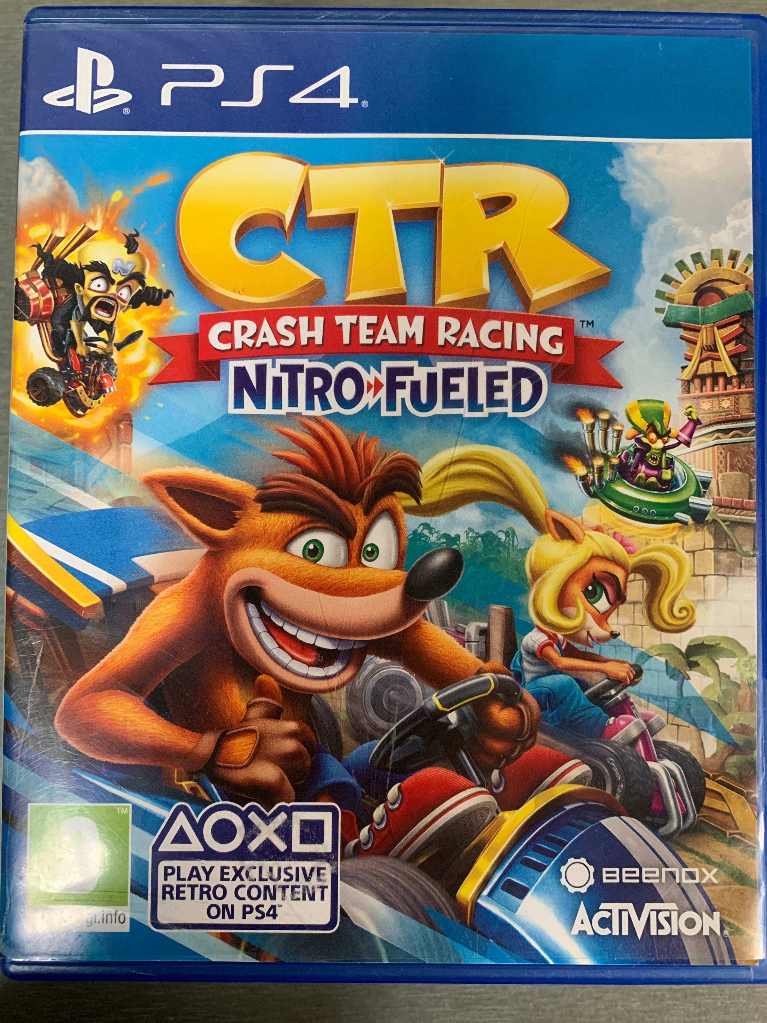 Crash Team Racing Nitro-Fueled. PS4.