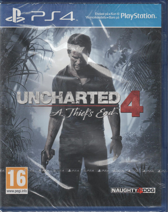 Uncharted 4: A Thief’s End. PS4.