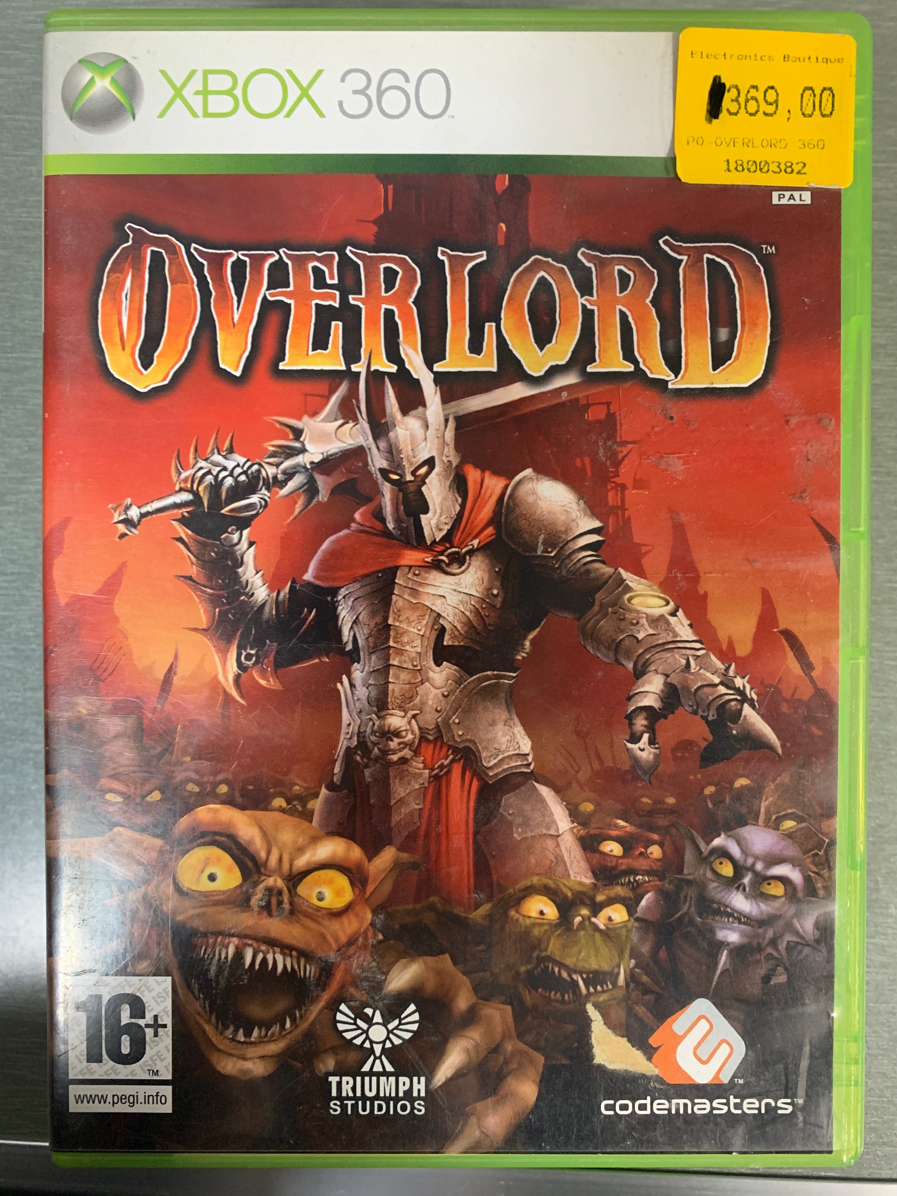 Overlord. XBOX.