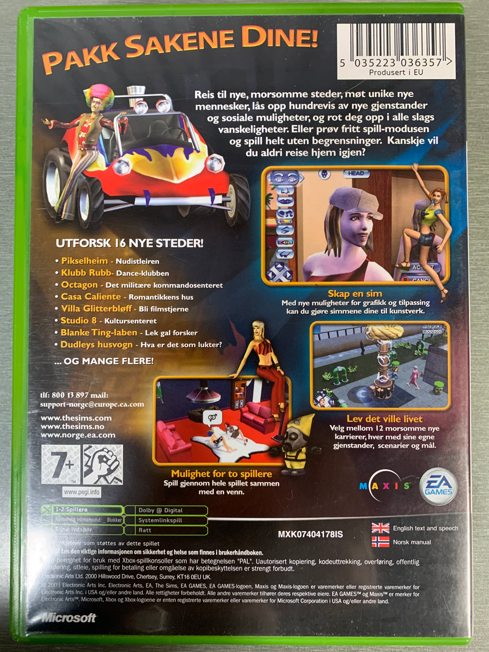 The Sims Bustin’ Out. XBOX.