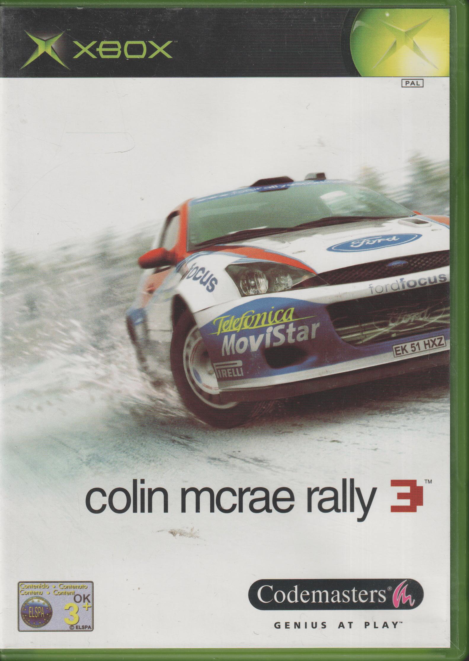 Colin McRae Rally 3. XBOX.