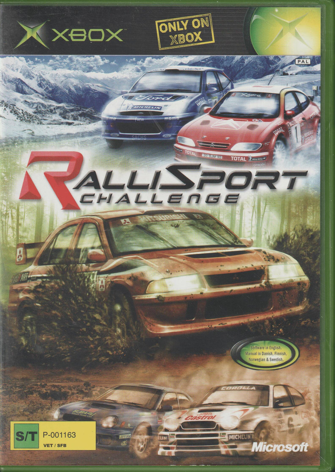 RalliSport Challenge. XBOX.