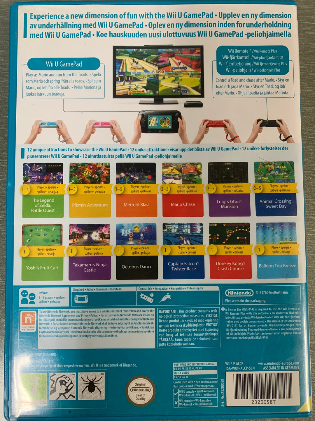 Nintendo Land. Wii-U.