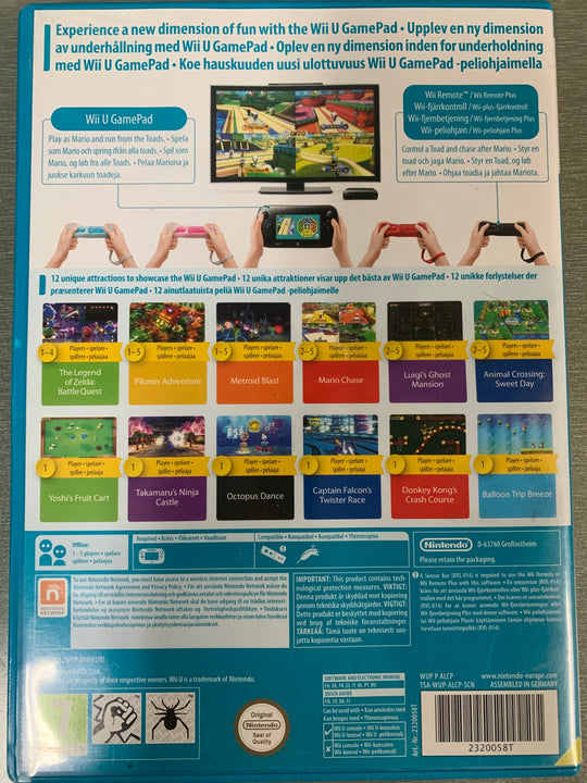 Nintendo Land. Wii-U.