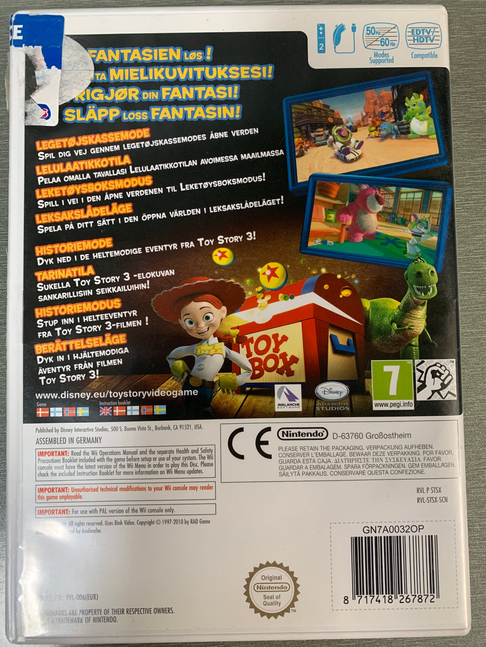 Toy Story 3. Wii.