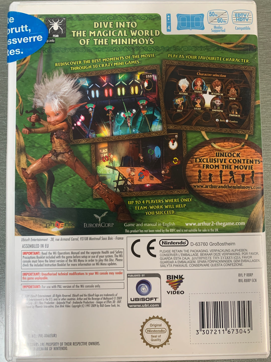 Arthur and the Revenge of Maltazard. Wii.