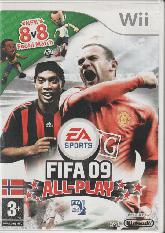 FIFA 09 All-Play. Wii.