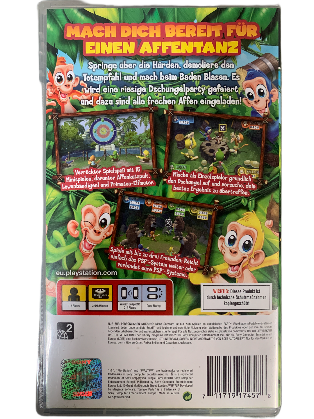 Jungle Party. PSP.