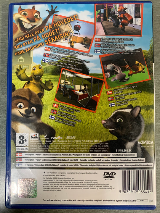 Over Hekken (Over the Hedge). PS2.
