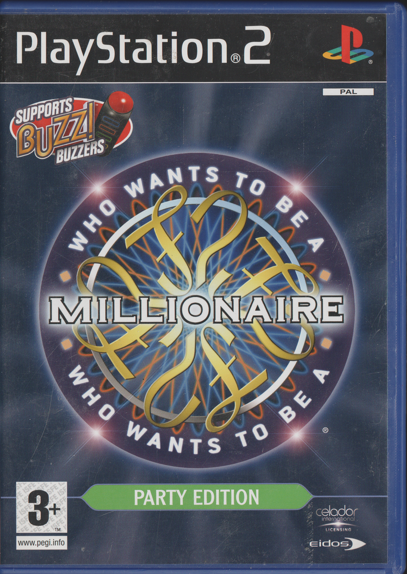 Who Wants To Be A Millionaire - Party Edition. PS2.