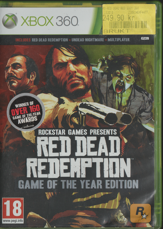 Red Dead Redemption: Game of the Year Edition. Xbox 360.