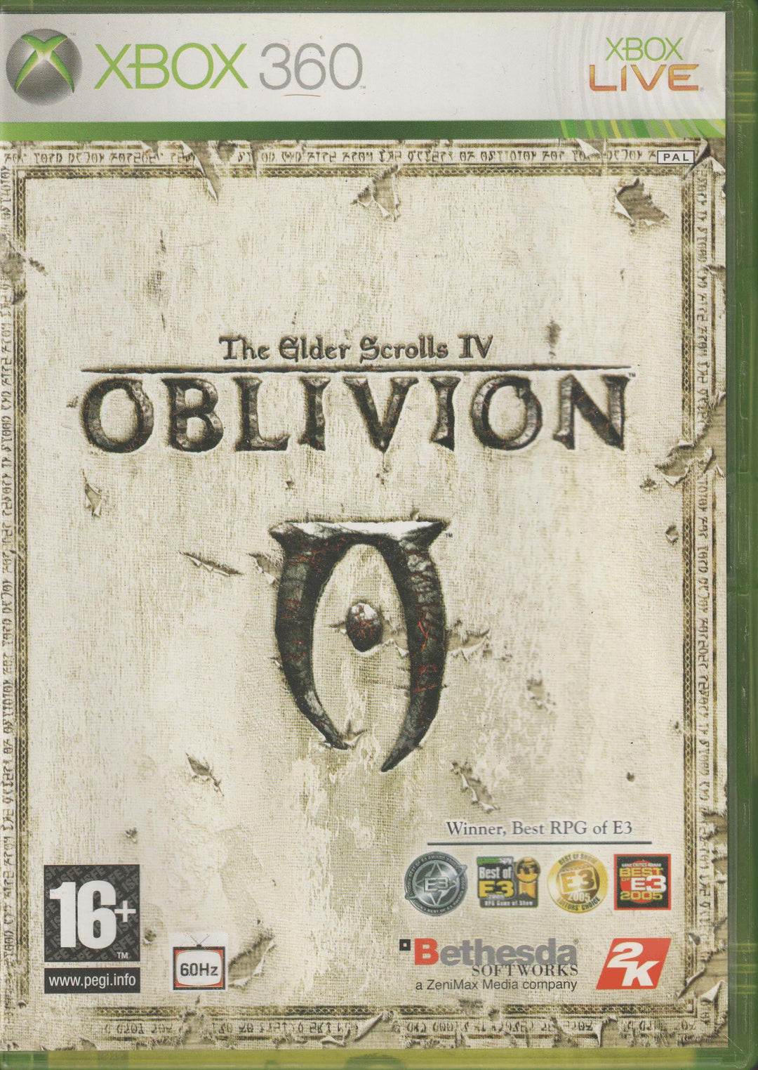 The Elder Scrolls IV: Oblivion. Xbox 360.