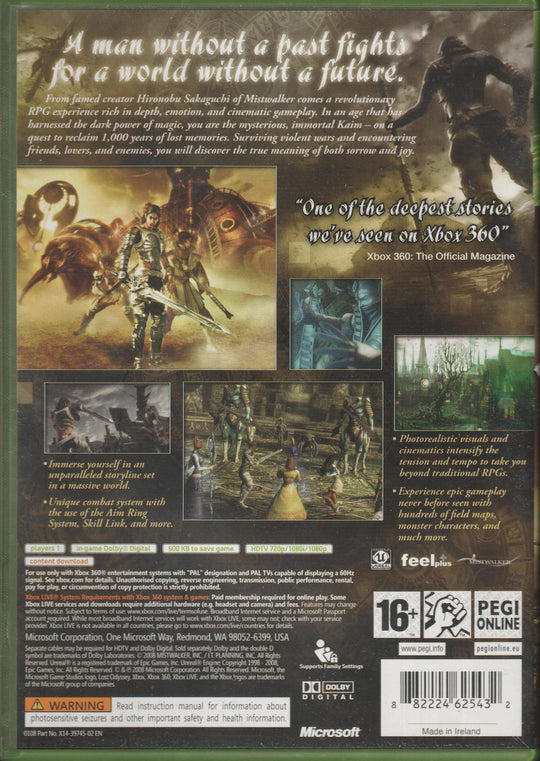 Lost Odyssey. Xbox 360.