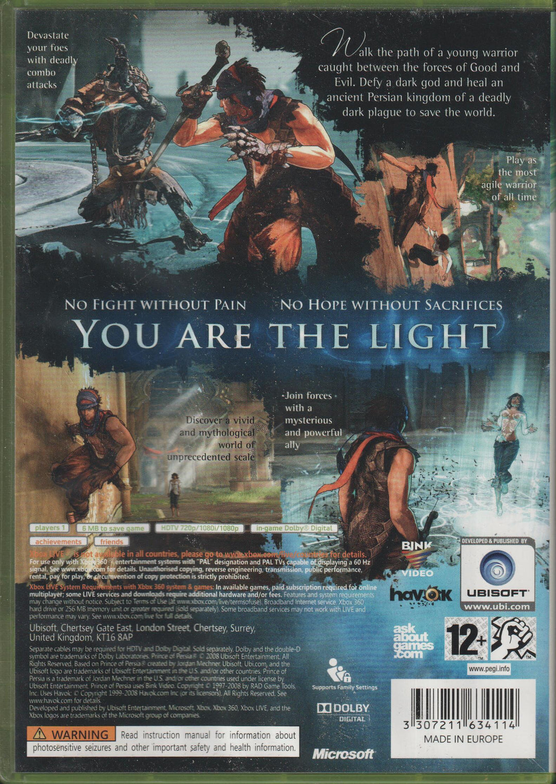 Prince of Persia. Xbox 360.