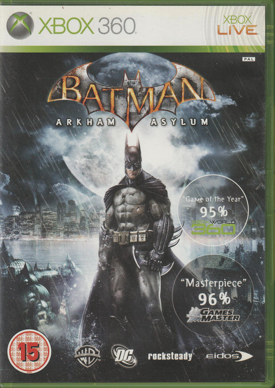Batman: Arkham Asylum. Xbox 360.