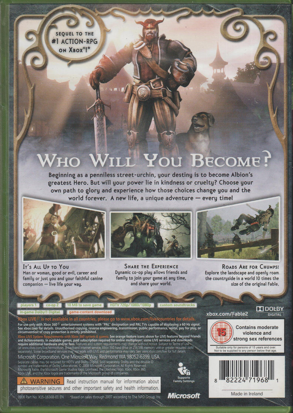 Fable II. Xbox 360.
