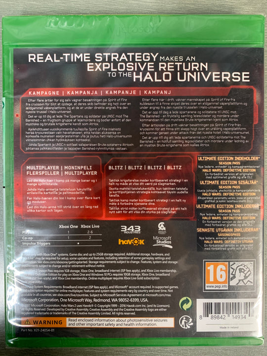 Halo Wars 2: Ultimate Edition. Xbox One. Ny i plast.