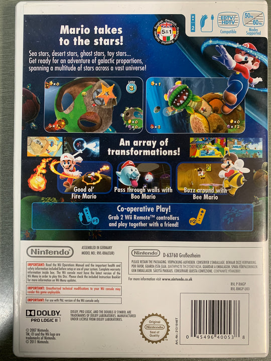 Super Mario Galaxy. Wii