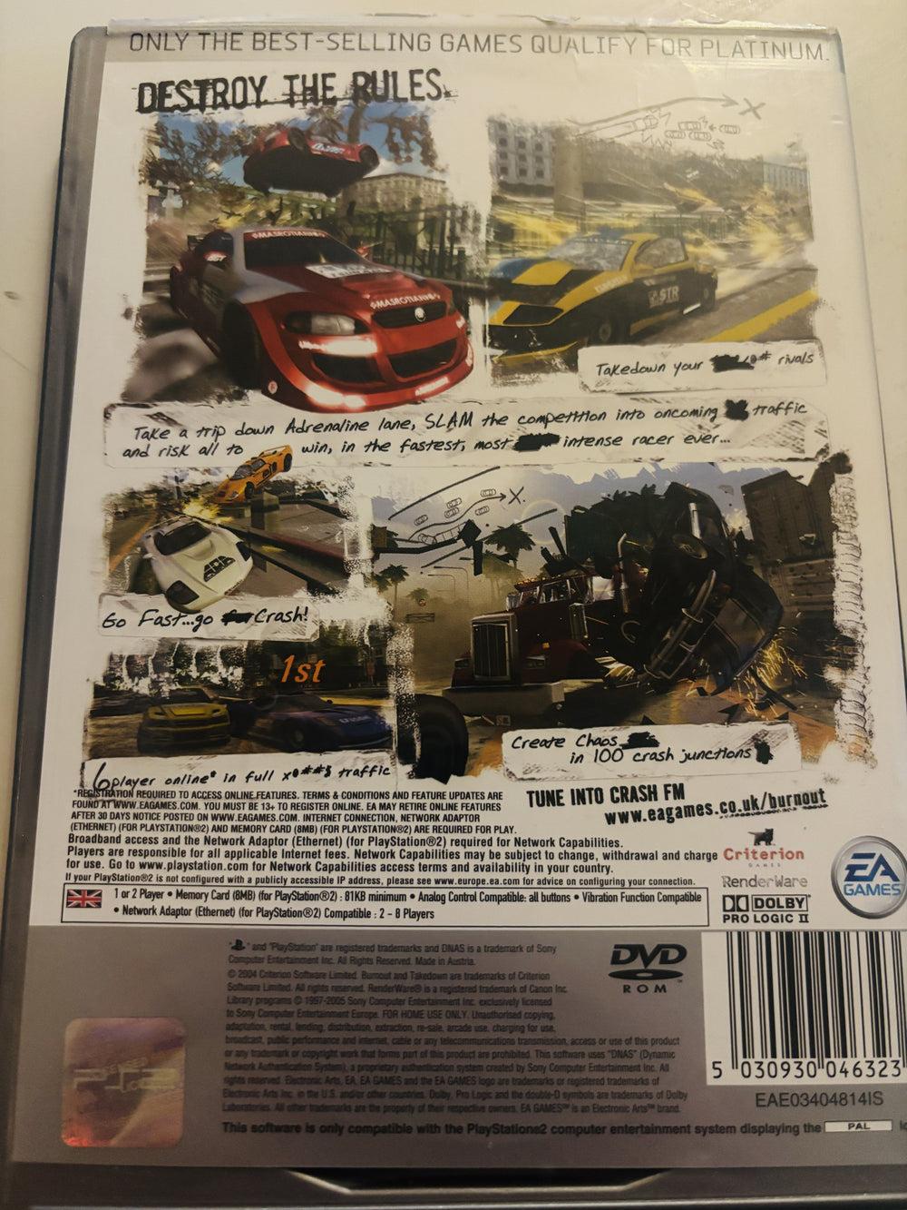 Burnout 3: Takedown (Platinium). PS2