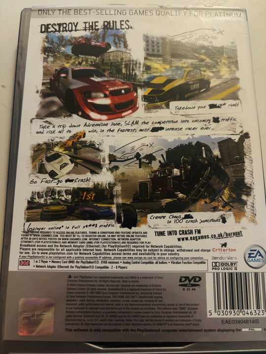 Burnout 3: Takedown (Platinium). PS2
